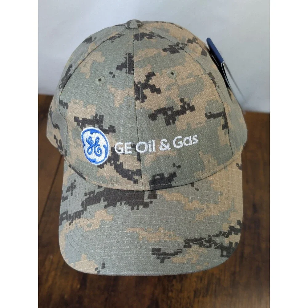 General Electric GE Supply Houston Camo Ball Cap Hat Adjustable